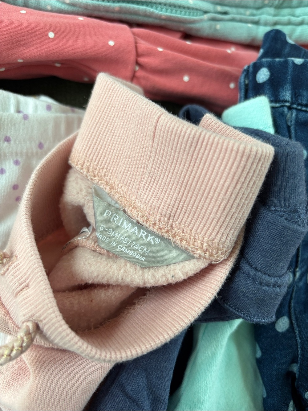 Bundle of 34 6-9 Month Pants and Zip-Up Sweatshirts - Picture 10 of 11